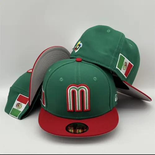 Gorra fitted selección México verde